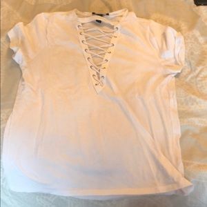 Forever 21 Criss Cross T-shirt